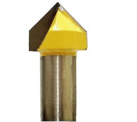 Фреза пазовая галтельная V-образная (19х16х57 мм; хвостовик 12 мм; 90°) Энкор 9304 