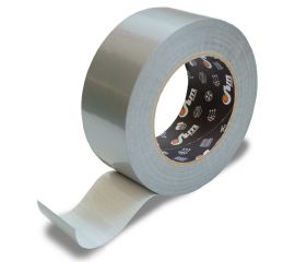 Полиэтиленовая армированная клеевая лента ТИЛИТ серебристо-серая, ширина 48 мм, длина 50 п.м 0872 