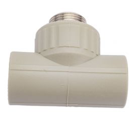 Тройник VALFEX PP-R сер комбинированный Дн25х3/4 НР 10128025Г 127-0438 