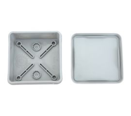 Распаячная коробка IEK км42435 о/п 80x80x40мм ip67 8 вв. серая UKO21-080-080-040-K41-66 
