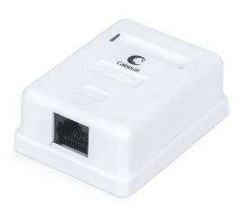 Компьютерная розетка Cabeus RJ-45, категория 5e, одинарная, внешняя, Dual IDC WS-8P8C-Cat.5e-1 