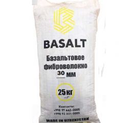 Базальтовая фибра Basalt 30 мм, 25 кг 4687203015503 