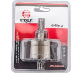 Коронка твердосплавная по металлу с победитом 68 мм Strong СTК-04500068 