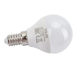 Светодиодная лампа Volpe. Форма шар, матовая. Серия Norma LED-G45-7W/WW/E14/FR/NR UL-00003820 