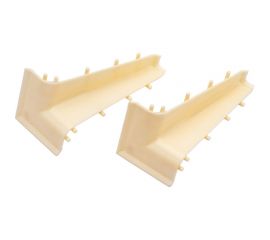 Внутренний угол для плинтуса Волшебная палочка Home ПВХ, 70 мм, в упаковке 2 шт., 7003 УТ000075248 