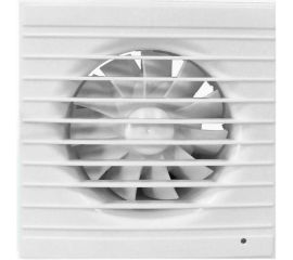 Осевой вытяжной вентилятор ВИЕНТО с обратным клапаном, таймером и датчиком влажности, малошумный, 130 м3, шарикоподшипник ВИЕНТО 100СНK STILL-B 