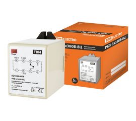 Цокольное реле контроля фаз TDM РКФ 3х380В-8Ц SQ1504-0006 