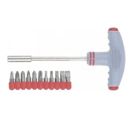 Отвертка с набором бит 11 шт MATRIX 11567 