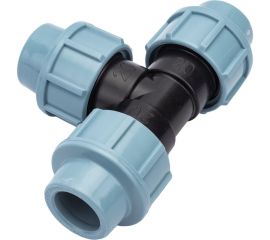 Тройник ПНД компрессионный 20 мм AV Engineering AVE107202020 