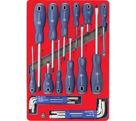 Набор отвёрток, шестигранников и TORX 27шт МАСТАК 5-40627 