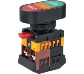 Кнопка Navigator NBI-B-02 Пуск-Стоп, d22мм, 230В NO+NC 82809 