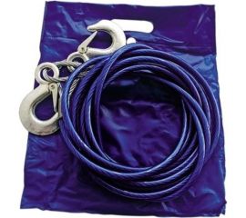 Буксировочный трос БМ 5.5 т, стальной, с крюками, 5 м 610155 