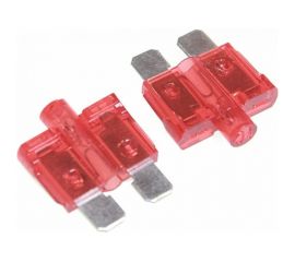 Предохранитель Nord-Yada MEDIUM стандарт 10 A, 19.1x5.1 мм, h18.8 W270-1, 2 шт в упаковке 901781 