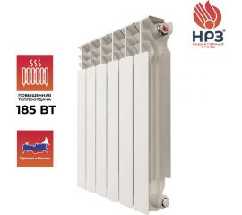 Алюминиевый радиатор Невинномысский Радиаторный Завод серия Люкс 6 секций, 500/100 4603335720139 