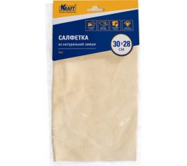 Салфетка из натуральной замши KRAFT 30x28 см KT 860619 