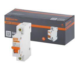 Автоматический выключатель TDM ВА47-63 1Р 20А SQ0218-0004 