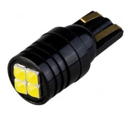 Автолампа SKYWAY диод t10(w5w) 12v, 4 smd диода, 1-конт. без цоколя, белая, салон S08201545 