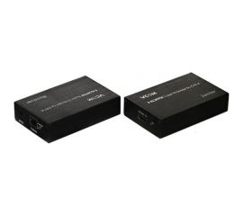Удлинитель HDMI по витой паре VCOM до 60м, extender +2 блока питания DD471 