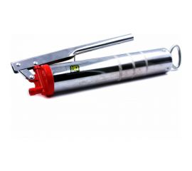 Шприц для консистентной смазки HQ-mech 500 мл, рычажно-плунжерный, хромированное покрытие, 2 насадки УТ000002063 