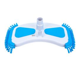 Щётка для донного пылесоса Chemoform овальная, с боковыми щетинками, зажим, синяя 2500031C / 502010507 