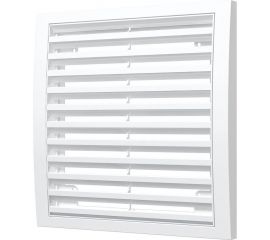 Решетка вентиляционная вытяжная 2020РР (200x200 мм; АБС; белая) ERA 86-386 