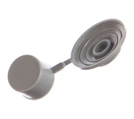 Шляпка для шиферного гвоздя Стройбат серая 100 шт 9948 