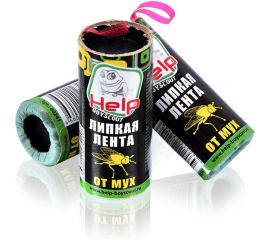 Липкая лента от МУХ, 4 шт. в упаковке HELP 80241 