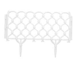 Декоративный заборчик Дачная мозаика Фаберже белый 15241 