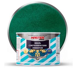 Эмаль MASTER PRIME с металлическим эффектом, зеленый, 0.4 л 4300007154 