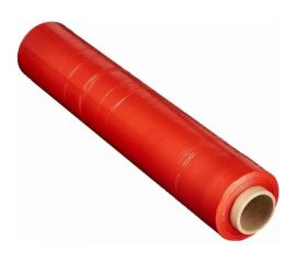 Стрейч пленка ПАКПОЛИМЕР первый сорт красная 500мм 1700гр 142м 23мкм 