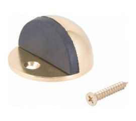 Дверной ограничитель Стандарт 8185 GP (европакет; круглый; золото) 11093 