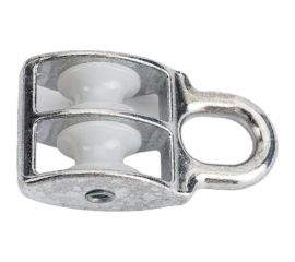 Двойной оцинкованный блок для троса, нейлоновый шкив 15мм 1шт - ярлык Tech-Krep 112728 