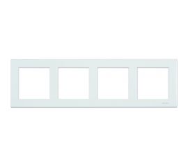 4-местная рамка Nilson moda белый, 21110094 