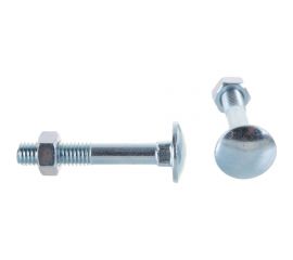 Мебельный болт Tech-Krep DIN603 оцинк. М8х50 с гайкой 4 шт 108769 