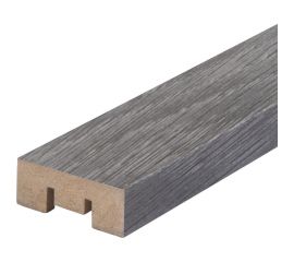 Интерьерная рейка Стильный Дом МДФ, 2700x50x16 мм, дуб серый, 7 штук v530972 