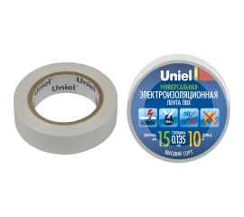 Изоляционная лента Uniel 10/15/01 WHT UIT-135P 4514 