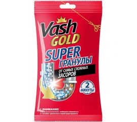 Средство для прочистки труб VASH GOLD Super гранулы САШЕ 70 гр 307376 