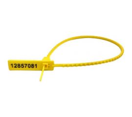 Номерная пластиковая пломба ТПК Технологии Контроля экотрэк 255 мм (цвет: желтый) 1000 шт 24193 