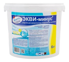 Гранулы для понижения уровня рН воды ЭКВИ-МИНУС Маркопул Кемиклс 6кг ведро М40 
