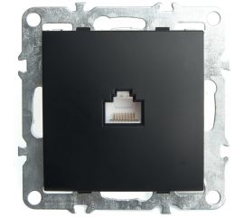 Компьютерная 1-местная розетка RJ-45 STEKKER (механизм), серия Эрна, PST00-91 49151 