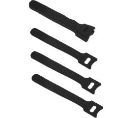 Хомут для кабеля Cabeus липучка с мягкой застежкой, 135x14 мм, черный, 10 шт. CLAMP-135-BK 