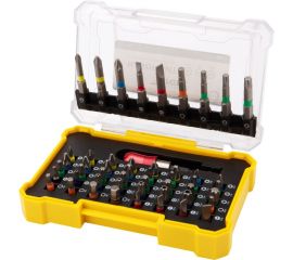 Набор бит 50 шт с магнитным адаптером 25-50 мм сталь S2 KRANZ KR-92-0462 