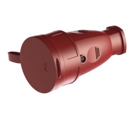 Переносная розетка SVET РА 16-005 УХЛ4, каучук,цвет - красный SV0303-0006 