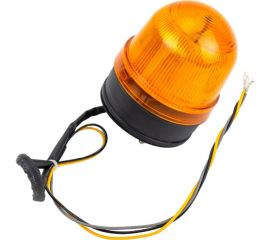 Светосигнальный маячок INNOCONT d=70мм, L=85мм, светодиод, вращение, зуммер, цвет: желтый, 220VAC, IP54, кабель 0.5м SL70B-220-Y 
