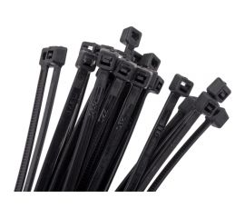 Монтажный пластиковый хомут Энкор 3,6x200 черный 100шт 29970 