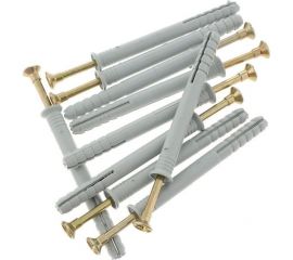 Дюбель-гвоздь Качественный крепеж потайной бортик 6х80 60 шт. 0500620 КЧ 