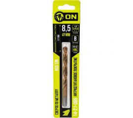 Сверло по металлу HSS TIN 8.5x117 мм, нитридтитановое покрытие On 14-21-085 