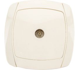 Одинарная телевизионная розетка СВЕТОЗАР CITY LIGHT SV-54215-B 