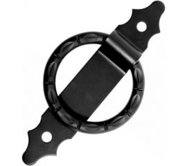 Фигурная ручка кольцо Tech-Krep вертикальная планка FRS4 110, черный 148805 