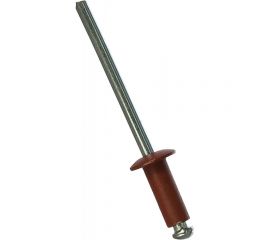 Заклёпка вытяжная красная окись (150 шт; 4х10 мм; RAL 3009150) Качественный КРЕПЕЖ 0200519 КЧ 